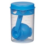 Blue 7-Piece Measuring Set customized with your logo by Adco Marketing