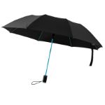 Cyan Blue Lil Jo Umbrella 42" arc customized with your logo by Adco Marketing