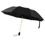 Lime Lil Jo Umbrella 42" arc customized with your logo in black and lime green by Adco Marketing