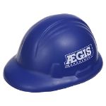 Blue Hard Hat Stress Reliever customized with your logo by Adco Marketing