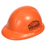 Orange Hard Hat Stress Reliever customized with your logo by Adco Marketing