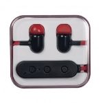 Red Wireless Bluetooth Earbuds customized with your logo by Adco Marketing