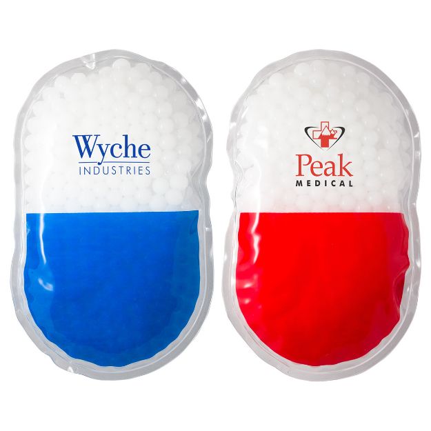 Capsule Hot/Cold ice pack heat pack with logo