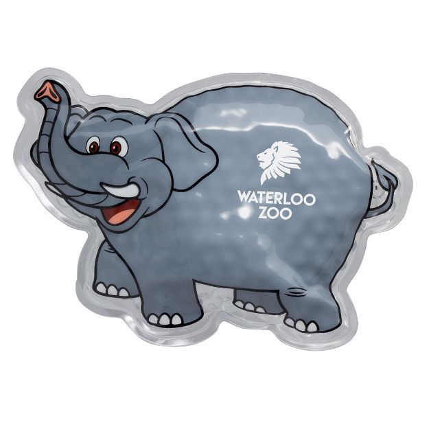 Gray Elephant Hot/Cold Aqua Beads Ice Pack customized with your logo