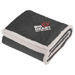 Field & Co.® Sherpa Blanket embroidered in Gray