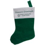 Green Mini Felt Christmas Stocking