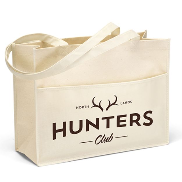 Matte Laminated Tote Bags customized with your logo