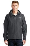 Dark Heather Grey The North Face® DryVent™ Rain Jacket embroidered with your logo by Adco Marketing