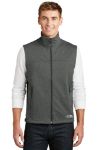 Dark Heather Grey The North Face® Ridgeline Soft Shell Vest embroiderd with your logo by Adco Marketing