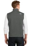 Dark Heather Grey The North Face® Ridgeline Soft Shell Vest embroiderd with your logo by Adco Marketing