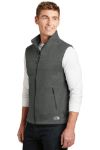 Dark Heather Grey The North Face® Ridgeline Soft Shell Vest embroiderd with your logo by Adco Marketing