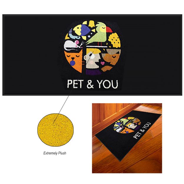 3' x 10' DigiPrint™ HD Indoor Floor Mat customized with  your logo