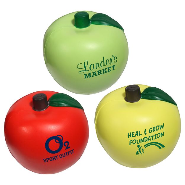 Apple Stress Reliever custsomized with your logo