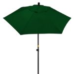 7 Foot Steel Vented Market Umbrella in Royal Green