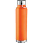 Orange Thor 22 ounce vacuum insulated bottle customized with your logo by Adco Marketing