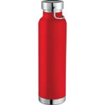 Red Thor 22 ounce vacuum insulated bottle customized with your logo by Adco Marketing