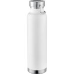 White Thor 22 ounce vacuum insulated bottle customized with your logo by Adco Marketing