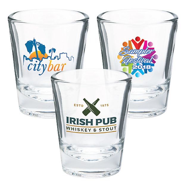 Shot Glasses with Fulll Color Custom Imprint