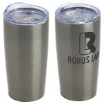 Glendale 20 oz Insulated Tumbler & Travel Mug in Titanium