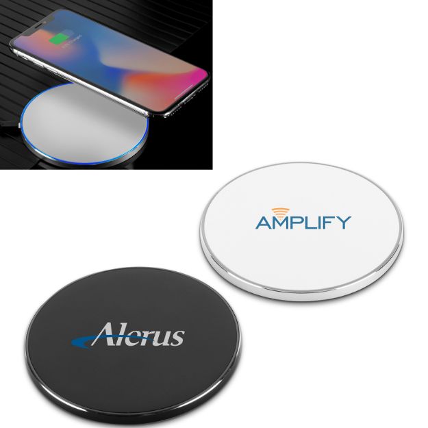 Quick Wireless Charging Pad with your Promotional Logo