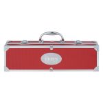 BBQ Set In Aluminum Case RED