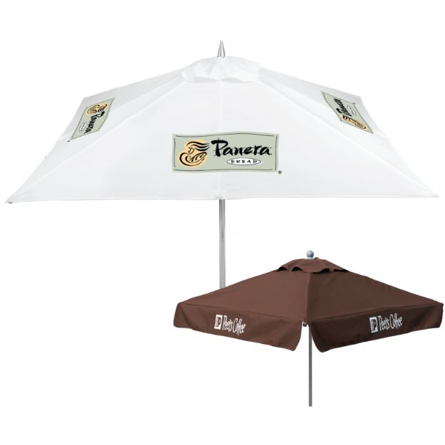 Commercial Grade Square Market Umbrella Sunset Model with Subrella Material