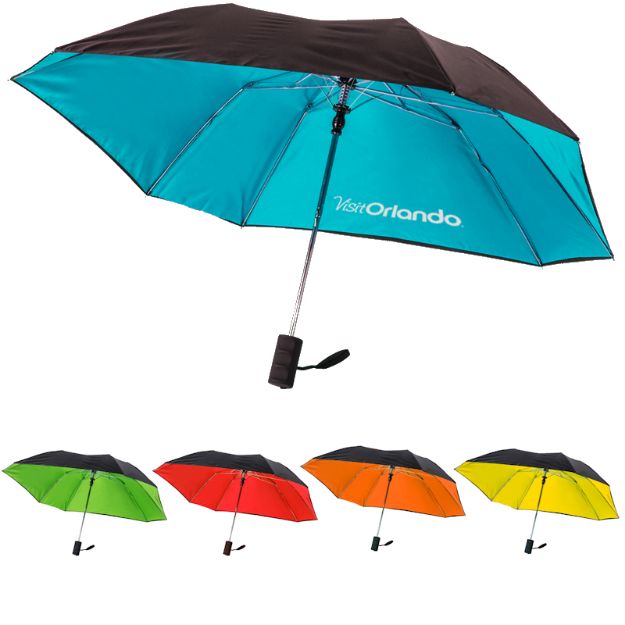 Marquee Double Cover Windproof Auto Open Umbrella - 42 inch Arc