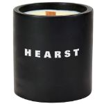 Custom Candle with Soy Fill and Concrete Holder Custom Printed in Black