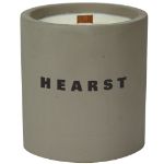 Custom Candle with Soy Fill and Concrete Holder Custom Printed in Natural