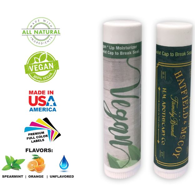 Vegan Lip Balms with Custom Logo