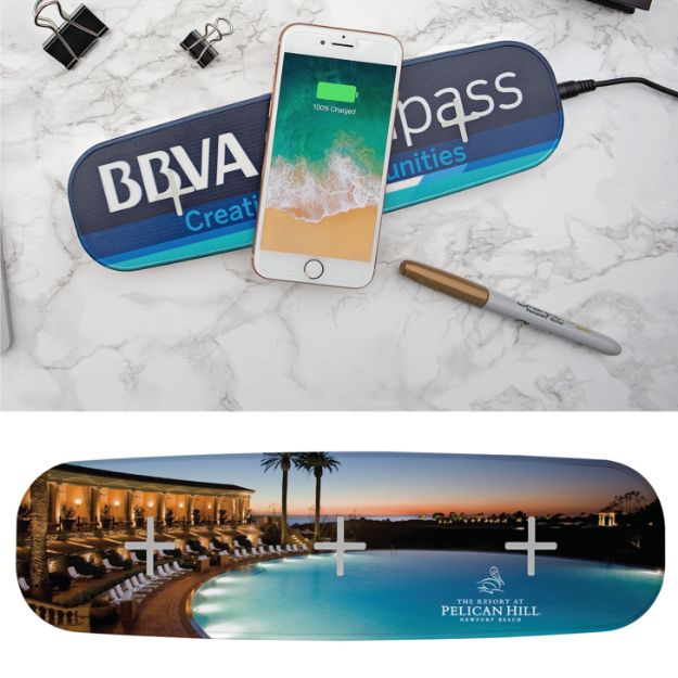 Boltron Wireless Charging Pads with your custom logo printed by Origaudio