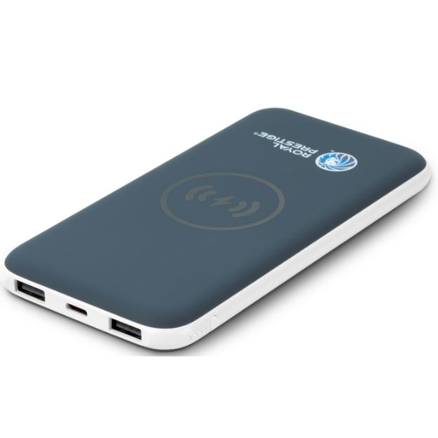 Wireless Charging Pad & Power Bank Custom Logo