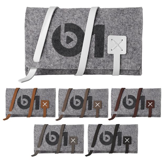 Douglas Felt Cord Organizer Hand Stitched Laser Engraved