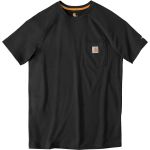 Carhartt Force Cotton Delmont T-Shirt with a custom screen print in Black
