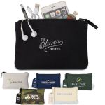 Avery Cotton Zippered Pouches great for tech cords, travel and more