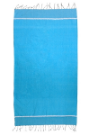 Oceanis Peshtemal Beach Towels - 35" x 63" in Turquoise Blue