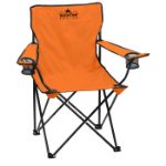 Folding Outdoor Travel Chair with Carrying Case in Orange
