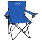 Folding Outdoor Travel Chair with Carrying Case in Royal Blue