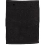 Turkish Signature Colored Heavyweight Golf Towel in Black