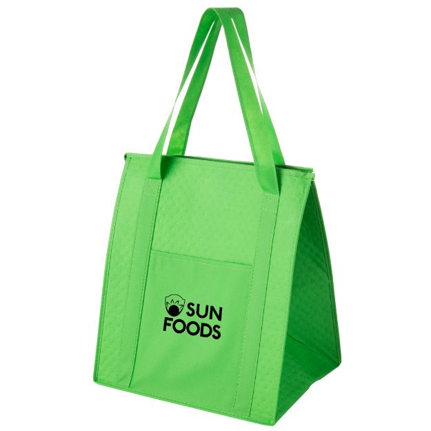 Custom Insulated Grocery Tote Bag | Custom Insulated Tote Bag | Adco ...