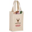 Cotton 2 Wine Bottle Tote Bag