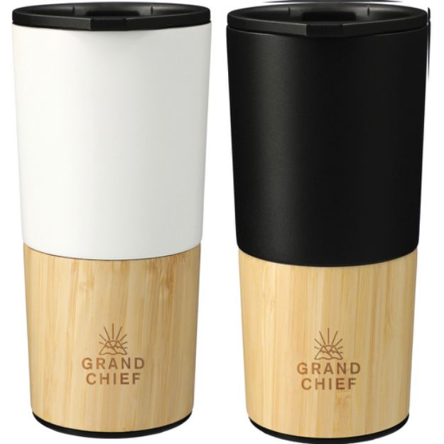 Welly 16 Oz Copper Bamboo Vacuum Insulated Tumblers