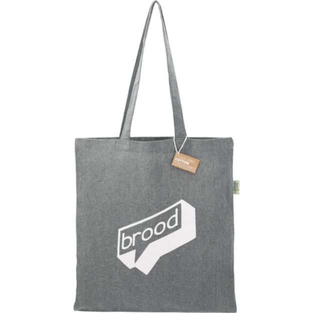 Custom Logo Recycled Cotton Tote Bags