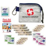 Hi Viz Travel First Aid Kits Custom Printed Blue