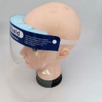 Face Shields FDA Certified Blank in Bulk Side View