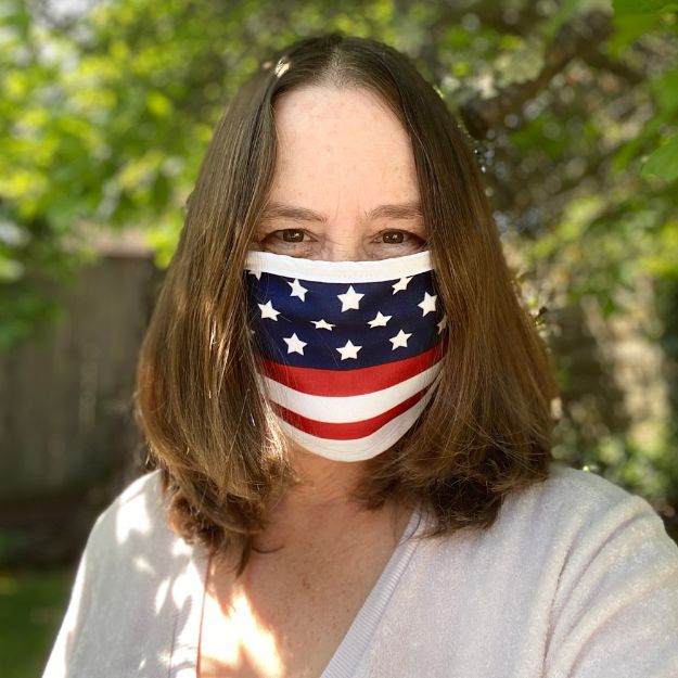Flag Made in USA Face Masks with Full Color Logo