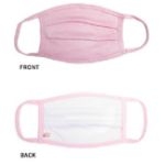 Pink Made in USA Face Masks Multi Layered Cotton