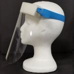 Fog Resistant Made in the USA Face Shields in bulk blank side view