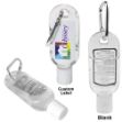 Carabiner Style 1.8 oz Hand Sanitizer with Custom Logo or Blank