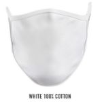 Two Layered Cotton Face Masks in White